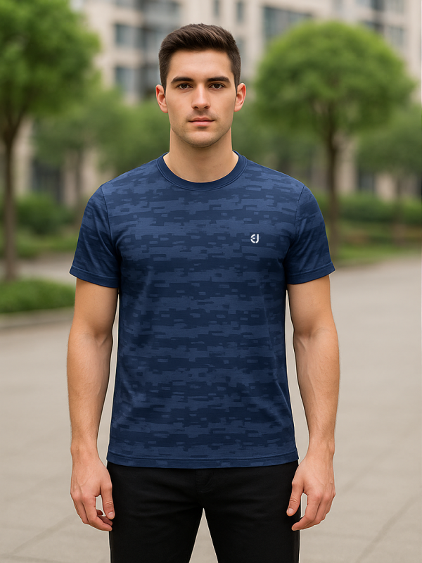 Navy Camo Performance Tee