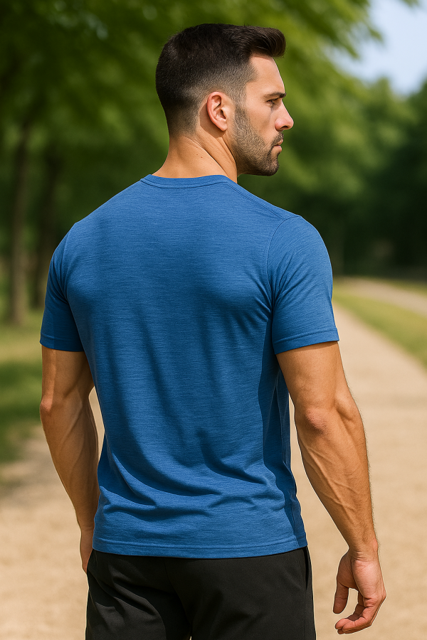 SkyFlex Ice Blue Active Tee - Image 2