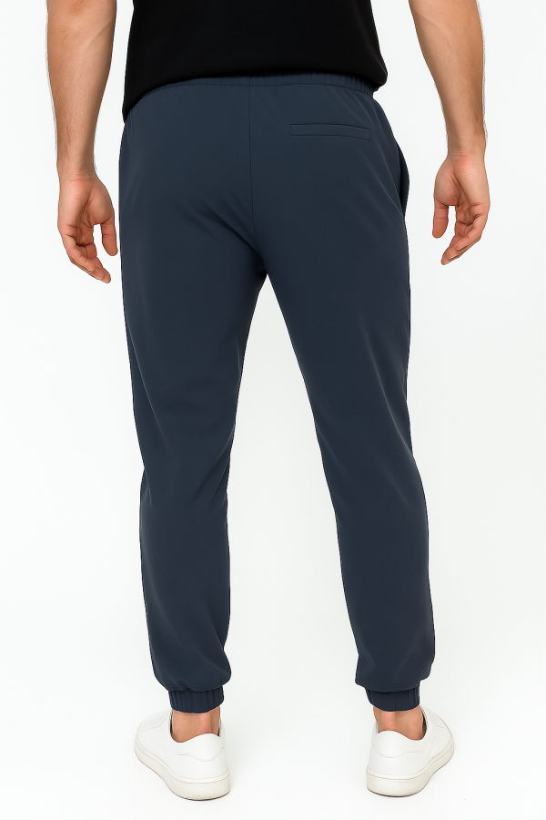 Tapered Joggers – Graphite Blue - Image 2