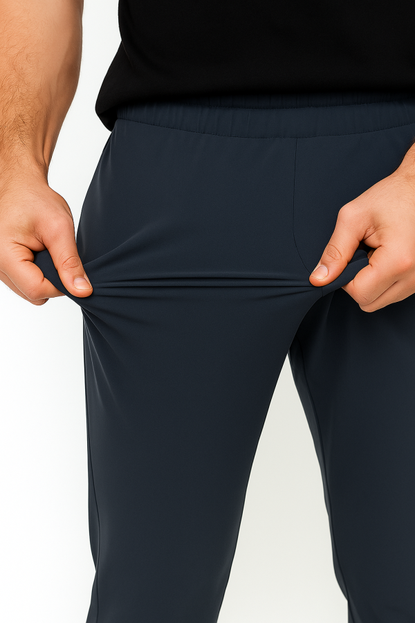 Tapered Joggers – Graphite Blue - Image 3