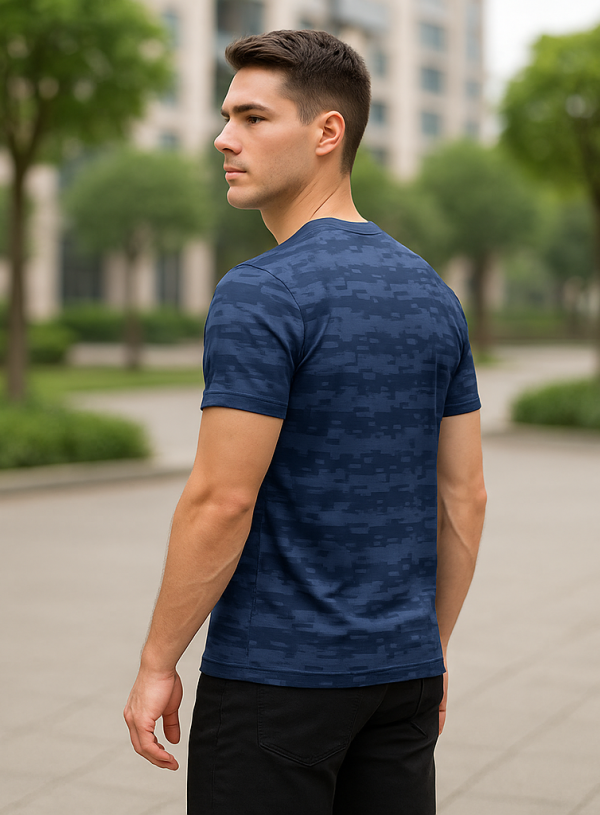 Navy Camo Performance Tee - Image 2