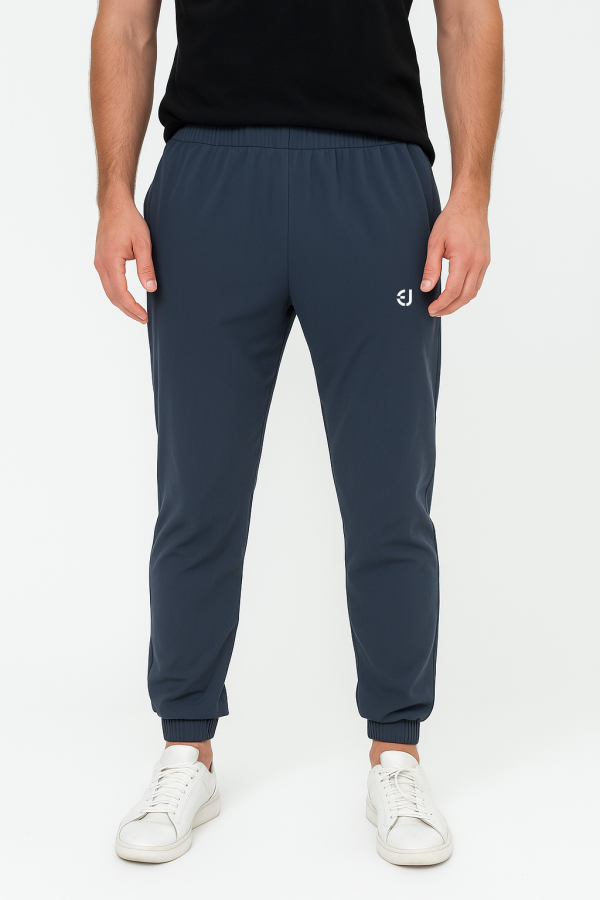Tapered Joggers – Graphite Blue