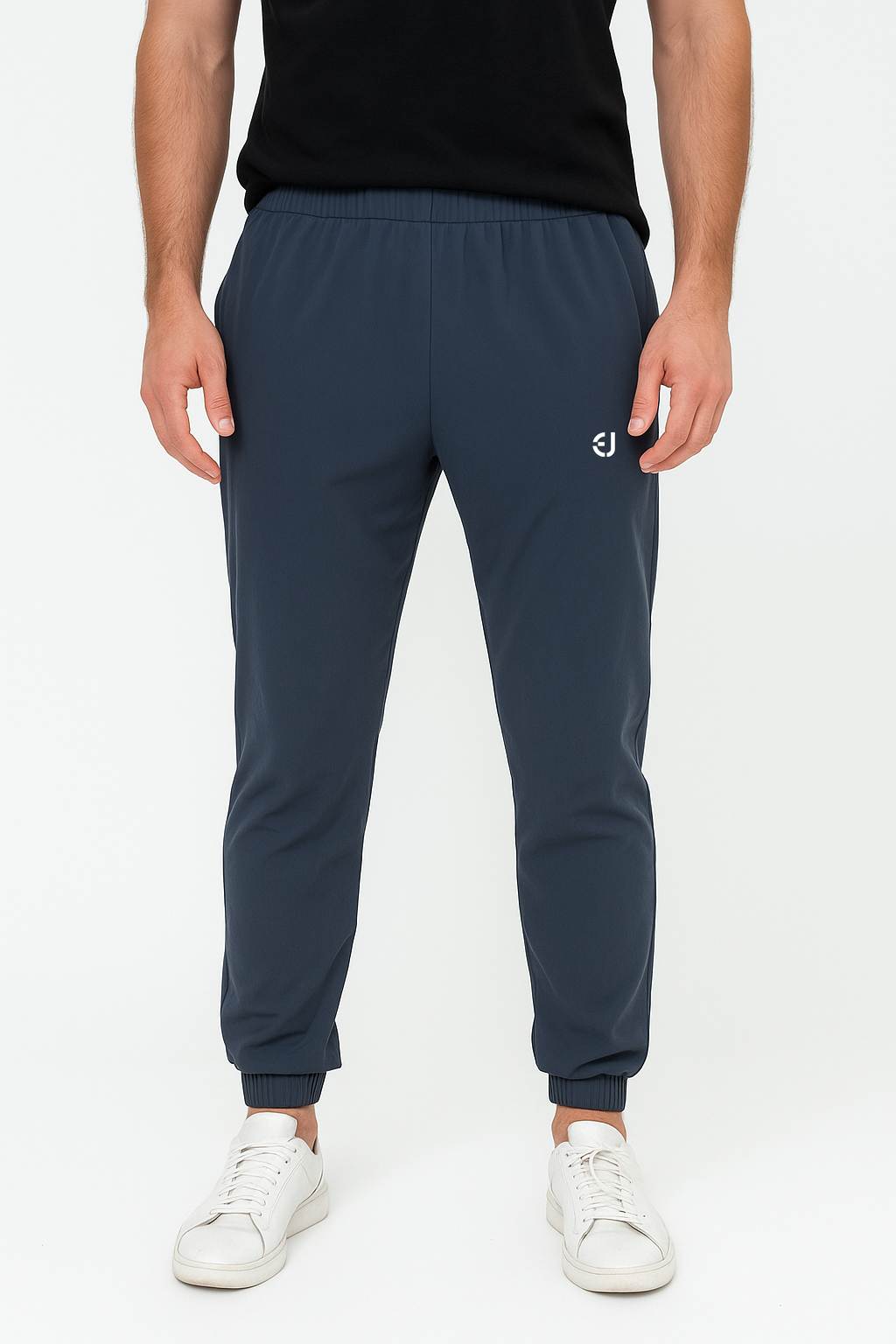 Tapered Joggers – Graphite Blue