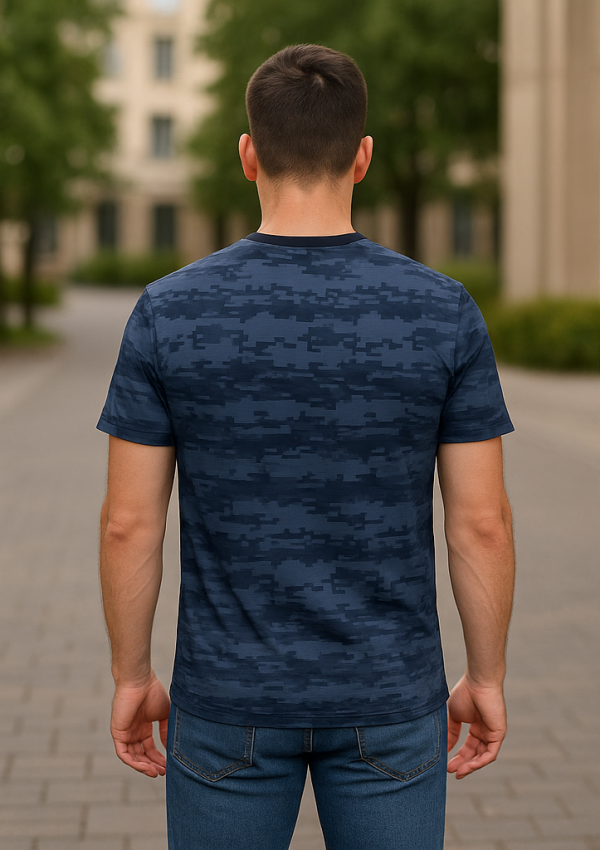 Navy Camo Performance Tee - Image 3